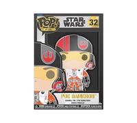 Loungefly POP! Large Enamel Pin STAR WARS: Poe Dameron Spille Smaltate - Spilla da Collezione Carina - per gli Zaini & Borse - Idea Regalo - Merchandising Ufficiale - Movies Fans
