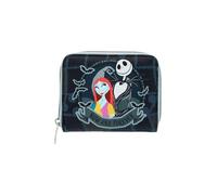 Loungefly The Nightmare Before Christmas Jack & Sally Split Mini portafoglio con cerniera multi nessuno, Multi, Taglia unica
