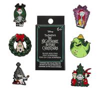 Loungefly - Walt Disney - The Nightmare Before Christmas - Seasonal - Enamel Pin - 1 Of 6 To Collect - Styles Vary - The Nightmare Before Christmas - Blind Box Spille Smaltate - Spilla da Collezione
