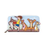 loungefly Winnie The Pooh 95th Anniversary Zip Around Portafoglio, Multicolore
