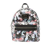 Loungefly X Ariel Mini zaino in ecopelle con motivo floreale, Multicolor, One Size, alla moda