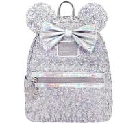 Loungefly X LASR Exclusive Disney Holographic Sequin Minnie Mini Backpack