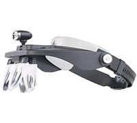 Loupe frontale AGT con luce LED, ingrandimento 1,2x/1,8x/2,5x/3,5x