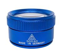 Loupe per gioielli, 30 x lente d'ingrandimento da 40 mm, lente d'ingrandimento professionale per monete elettroniche, geologia, collezione di impianti di visualizzazione