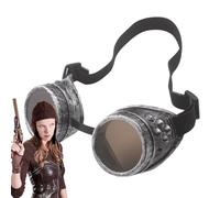 Loupes Steampunk Antico Cyber Occhiali Goth Vintage Occhiali Da Sole Vittoriani Tra Cui Lenti Da Sole Gratuite E Adesivi Aggiuntivi Tutte Le Immagini