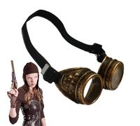 Loupes Steampunk Antico Cyber Occhiali Goth Vintage Occhiali Da Sole Vittoriani Tra Cui Lenti Da Sole Gratuite E Adesivi Aggiuntivi Tutte Le Immagini
