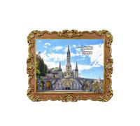 Lourdes Francia magnete frigorifero 3D viaggio souvenir frigorifero decorazione magnetica Sticker Craft Collection