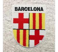 Lousãtextil - Toppa ricamata - Stemma di Barcellona (Spagnola) - 1 pezzo - Rettangolare - Toppa ricamata - Patch - Patch