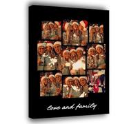 Lousrion Crea una tela personalizzata utilizzando 9 immagini e le tue parole, perfetta per lo styling della casa e offrendo un dolce regalo per una persona importante