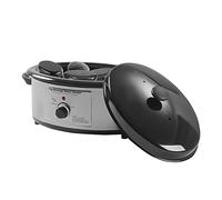 lousriyy 6 litri SPA Massage Hot Stone - Dispositivo di riscaldamento 750 W con unità di controllo digitale e indicatore di temperatura, nero, 47,5 x 30,5 x 25 cm, 37,381,875 cm³, 6L