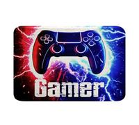 Loussiesd Accessori da bagno da gioco 50 x 81 cm decorazione per sala giochi tappeti da bagno per bambini ragazzi ragazze Decor Gamer tappetini da bagno in morbida microfibra traspirante gamepad