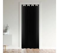 Loussiesd Geometrico Astratto Ombre Oscuramento Tenda Oscurante Uomini Grigio e Nero A Righe Tenda Porta per Porta Privacy Semplice Modernwith 86x203cm 1 Pannello