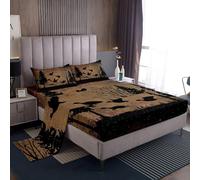 Loussiesd Mallard Duck - Set di biancheria da letto per letto king size, per bambini, ragazzi e ragazze, motivo: anatra da caccia, rustico, con tasche profonde da 40,6 cm, motivo animali di campagna