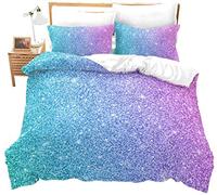 Loussiesd Set copripiumino con tartarughe per letto singolo,matrimoniale,Oceanic Wildlife,set di da letto tema estivo,copriletto,copriletto in microfibra,Jcx1447lyp.,Double(No Comforter)