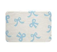 Loussiesd Tappeti da bagno con fiocco in microfibra 40,6 x 61 cm tappetini da bagno antiscivolo carino accessori da bagno Dreamy Princess Style Zerbini Kawaii morbido zerbino
