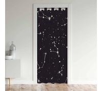 Loussiesd Tenda per porta con costellazione spaziale per la privacy dell'universo galassia tende scorrevoli per porte scorrevoli tende isolate per divisorio 30%-50% tenda oscurante 1 pannello 86 x 203