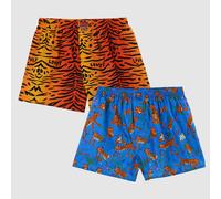 Lousy Livin 2-Pack Boxer Da Uomo "Tiger 2 Pack" Intimo Nuovo