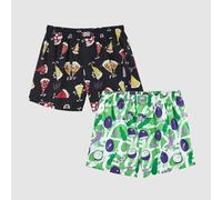 Lousy Livin 2-Pack Boxer " Pizza & Cocco " Biancheria Intima Cotone