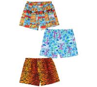 Lousy Livin 3-Pack Boxer Unique Motivo Haiku Dino Tiger Cotone Bio