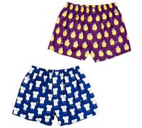 Lousy Livin Check Dots Toast Limone Boxer Shorts 2er Karo