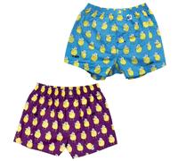Lousy Livin Check Dots Toast Limone Boxer Shorts 2er Karo