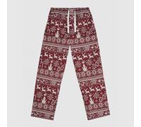 Lousy Livin Pantaloni Pyjama Scandi Pantaloni Da Notte Burgundy