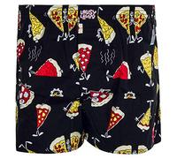Lousy Livin Pizza - Boxer, colore: Nero Nero L