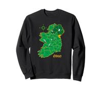 Louth Ireland Eire Guida turistica Irlandese Mappa Felpa