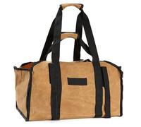 Louttary 1 borsa per il trasporto di legna da ardere, colore giallo, 47 x 31 x 37 cm