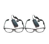 Louttary 1 set di occhiali da sole, occhiali brillanti, lenti che si illuminano al buio, accessori per feste, regali per bambini e adulti