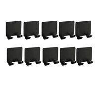 Louttary 10 Pezzi di Supporto Adesivo Perforazione per Strumenti da Barba Gancio Portaoggetti per Bagno Gancio da Parete Impermeabile Supporto per Mensola da Bagno