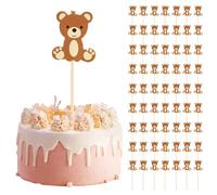 Louttary 100 stuzzicadenti per torte, dolci, forchette da frutta, matrimonio, compleanno, baby shower, decorazione