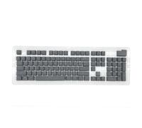Louttary 104 Chiavi Retro Tonde Keycaps Double Shot Fai da Te Russo Inglese Retroilluminato PBT Tastierino per Tastiera Retroilluminata Player di Classe