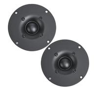 Louttary 2 Pezzi 4 Pollici Tweeter Altoparlante 8 Ohm 60W HiFi Altoparlante A Cupola in Pellicola di Seta Altoparlante Audio Acuti per La Trasmissione A di Famiglia