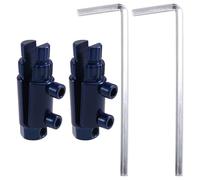 Louttary 2-Set Estrattore di Filettatura per Tubi DN15/20/25 per Tubi Rotti da 1/2-3/4-1 Pollice - Utensile per Rimozione Della Filettatura del Tubo