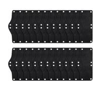 Louttary 24 Pezzi Fascia Parafrontale per Rigido Fascia Parafrontale Cuscino D'Aria Pad Comfort Nero