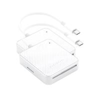 Louttary 2Pezzi 4 in 1 Lettore di Schede di Memoria Media OTG M2 SD SM XD per Accessori Android