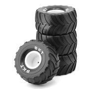 Louttary 4 pezzi 100 mm 1/10 pneumatici 12 mm esagonale per 1/18 Mini RC Auto Upgrade Parti di ricambio