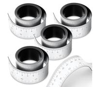 Louttary 4 Pezzi Righello Magnetico Nastro Metrico Magnetico Flessibile Righello Magnetico