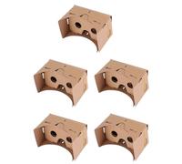 Louttary 5 set di 6 dischi rigidi per occhiali fai da te 3D Vr della realtà virtuale per cartone