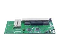 Louttary 7 Porte 1000M POE12V-24V-48V Poe IN12V/24V/48V Poe out 1 Porta 1000M Uplink/Nvr 2 Porte 1000M SFP Switch Module