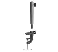 Louttary Accessori per Supporti Microfono Smontanti, Clip Base In Alluminio Addensato, Asta Di Alzata Diritta In Lega Di Alluminio