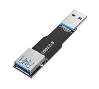 Louttary Adattatore di Scheda USB 3.0 9Pin Adattatore di Scheda USB 3.0 9Pin e Femmina per PC Laptop B