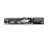 Louttary Adattatore per Scheda Esterna SlimSAS A 2 Porte PCIe4.0 X16 per Laptop e Scheda Grafica Video Esterna PCIe4.0 X16 per SlimSAS 8654 per PC
