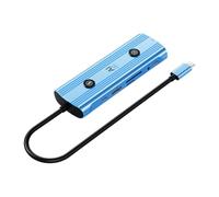 Louttary Adattatore USB-C Ai Stazione di Docking Intelligente di Tipo C, Hub 13 in 1 Stazione di Docking Vocale AI VGA USB RJ45 SD/TF 3,5 mm PD3.0