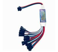 Louttary Amplificatore di Segnale LED Repeater Controller TTL Amplificatore 1 A 8 Supporto per Luci A Striscia LED Indirizzabili WS2812B WS2811 A 4 Pin