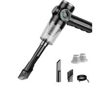 Louttary Aspirapolvere Wireless per Automobili 5in1 Aspirapolvere Portatile per Apparecchi Elettrici Portatili per Auto, Casa, Nero