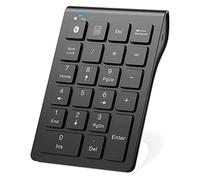Louttary Blocco numerico Bluetooth fili, 22 , tastierino numerico portatile sottile per computer portatile, PC, desktop, notebook