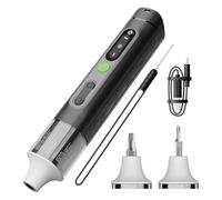 Louttary Cacciavite Fili, Compatibile con Punte Esagonali da 1/4 Pollice e 4 mm, 4 Livelli di Coppia, 3 Modalità di Illuminazione, Batteria Ricaricabile da 1500 MAh