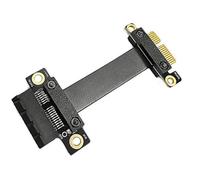Louttary Cavo di prolunga per scheda grafica PCI-E 3.0 1X a piena velocità, supporta scheda audio NIC, multifunzionale, pratica scheda USB, 180°, facile da installare, facile da usare